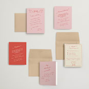 "The Bird Song" - Wedding Invitations in Peach by Helena Vitto - Invitation Suite