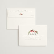 "Villa" - Wedding Invitations in Azalea by Everett Paper Goods - FREE Recipient Addressing