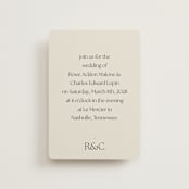 "monogram edit" - Wedding Invitations in Sandstone by Sara Hicks Malone - Front