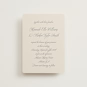 "Let's Say I Do" - Wedding Invitations in Ivory by Petra Kern - Front