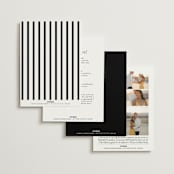 "quirky fun" - Wedding Invitations in Tuxedo by Cass Loh - Back of Card Options