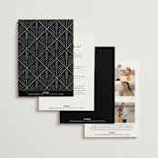 "Embellished Note" - Wedding Invitations in Tuxedo by tuldok - Back of Card Options
