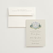 "Miniature Mountainscape" - Wedding Invitations in Summer by Petra Kern - Invitation with Envelope