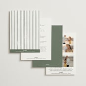 "Hand illustrated Garden Gate" - Wedding Invitations in Forest by Jackie Crawford - Back of Card Options