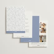 "Be With You" - Wedding Invitations in French by Design Lotus - Back of Card Options