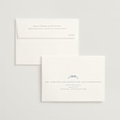 "Be With You" - Wedding Invitations in French by Design Lotus - FREE Recipient Addressing