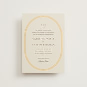 "Bocce" - Wedding Invitations in Melon by Megan Davis - Front