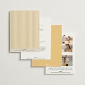 "Bocce" - Wedding Invitations in Melon by Megan Davis - Back of Card Options