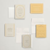"Bocce" - Wedding Invitations in Melon by Megan Davis - Invitation Suite