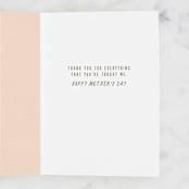 "Line the Shelves" - Single Greeting Cards in Blush by Shiny Penny Studio - Interior