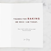 "Raisin Toast" - Single Greeting Cards in Auburn by Katie Zimpel - Customizable Interior Example
