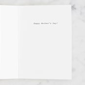 "Mom, my piece of art" - Single Greeting Cards in Multi by Pati Cascino - Interior