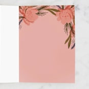"fresh bouquet" - Single Greeting Cards in Peach by Erin L. Wilson - Interior