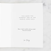 "The First Year" - Single Greeting Cards in Blush by Shiny Penny Studio - Customizable Interior Example