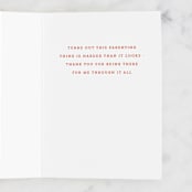 "Appreciation Scale" - Single Greeting Cards in Carrot by Robert and Stella - Interior