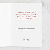 "Appreciation Scale" - Single Greeting Cards in Carrot by Robert and Stella - Customizable Interior Example