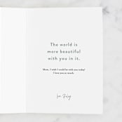 "Love Grows" - Single Greeting Cards in Greenery by Susan Moyal - Customizable Interior Example