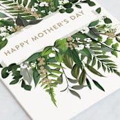 "Love Grows" - Single Greeting Cards in Greenery by Susan Moyal - Close-Up