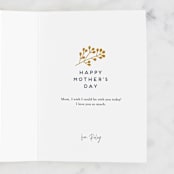 "Floral Frame" - Single Greeting Cards in Colorful by Genna Blackburn - Customizable Interior Example