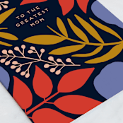 "Floral Frame" - Single Greeting Cards in Colorful by Genna Blackburn - Close-Up