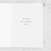 "Bold Floral Mom" - Single Greeting Cards in Emerald by Katharine Watson - Interior