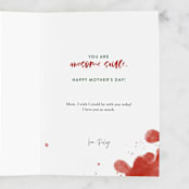 "hot mama" - Single Greeting Cards in Fire by Susan Zinader - Customizable Interior Example