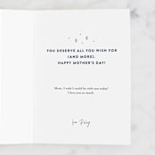 "All You Wish For" - Single Greeting Cards in Frost by Lisa Assenmacher - Customizable Interior Example