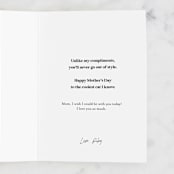 "So Fresh" - Single Greeting Cards in Carnation by Kristen Marie - Customizable Interior Example