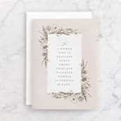 "Woman With It All" - Single Greeting Cards in Sand by Amy Payne - Front