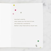 "You Deserve Confetti" - Single Greeting Cards in Carnation by Violet and Mae - Interior