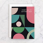 "Every Day" - Single Greeting Cards in Colorful by Maria Alou - Front