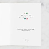 "Every Day" - Single Greeting Cards in Colorful by Maria Alou - Customizable Interior Example
