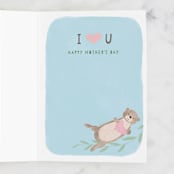 "no otter mom" - Single Greeting Cards in Jungle by Susan Zinader - Interior