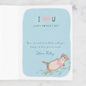 "no otter mom" - Single Greeting Cards in Jungle by Susan Zinader - Customizable Interior Example