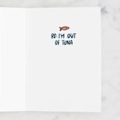 "Purrfect Cat Mom" - Single Greeting Cards in Ocean by Ashley Presutti Beasley - Interior