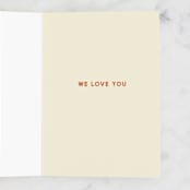 "Abstract Shapes for Mom" - Single Greeting Cards in Rust by Coit Creative - Interior