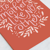 "To a mother like no other" - Single Greeting Cards in Rose by Alethea and Ruth - Close-Up