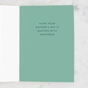 "bees knees" - Single Greeting Cards in Evergreen by Jackie Crawford - Interior