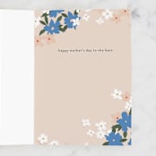 "Gardenia" - Single Greeting Cards in Carnation by Julie Murray - Interior