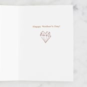 "Precious" - Single Greeting Cards in Earth by Creo Study - Interior