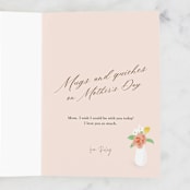 "soufflè" - Single Greeting Cards in Rose by chocomocacino - Customizable Interior Example