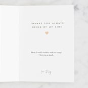 "shining mother's day" - Single Greeting Cards in Mist by Anastasia Makarova - Customizable Interior Example