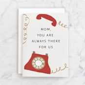 "always there for us" - Single Greeting Cards in Lily by Maja Cunningham - Front