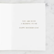 "Exact Mom" - Single Greeting Cards in Kraft by Ashlee Townsend - Interior