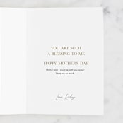 "Exact Mom" - Single Greeting Cards in Kraft by Ashlee Townsend - Customizable Interior Example