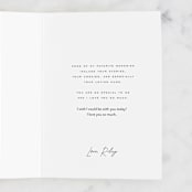 "Grandmother's Love" - Single Greeting Cards in Blush by Nicoletta Savod - Customizable Interior Example