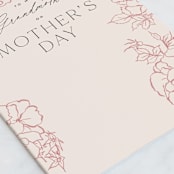 "Grandmother's Love" - Single Greeting Cards in Blush by Nicoletta Savod - Close-Up