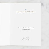 "Great Moms" - Single Greeting Cards in Cloud by Jayne Alfieri - Customizable Interior Example