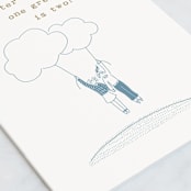 "Great Moms" - Single Greeting Cards in Cloud by Jayne Alfieri - Close-Up