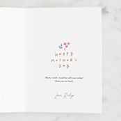 "Love balloon" - Single Greeting Cards in Cotton Candy by Cindy Chu - Customizable Interior Example